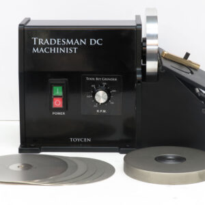 Tradesman Machinist - Compound Table (ACCU-Finish style) Carbide Insert and Tool Bit Grinder - Package with two disks